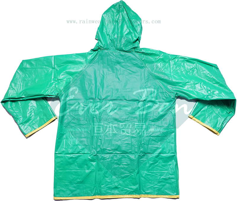 Reversible plastic mac factory-heavy duty rain gear for work-heavy rain coat